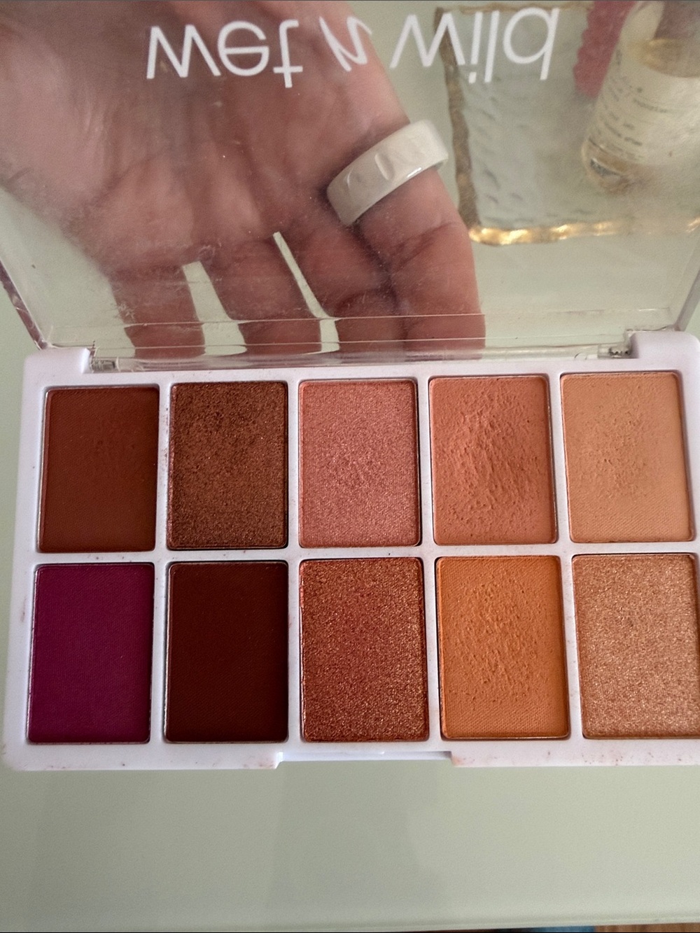 wet n wild Color Icon Eyeshadow Palette - warm browns, terracotta, peach, rose